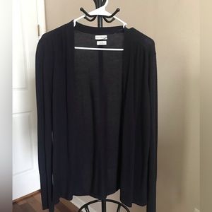 Navy hip length cardigan